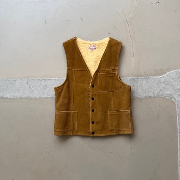 60s usa 스웨이드 베스트