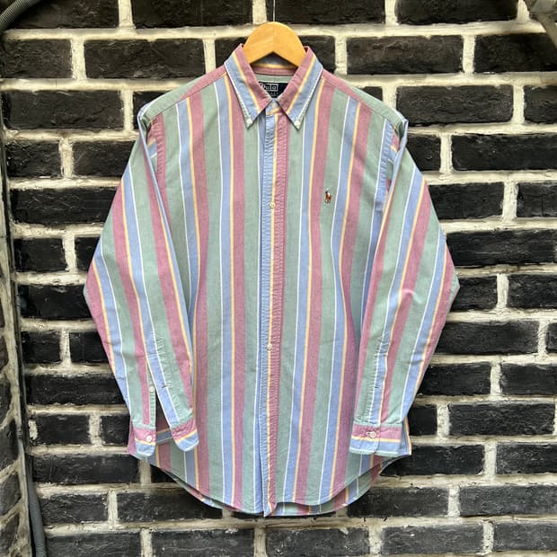Polo Ralph Lauren 멀티컬러 스트라이프 셔츠