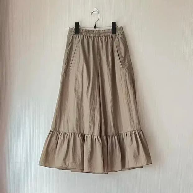 한섬 톰그레이하운드 러플팬츠