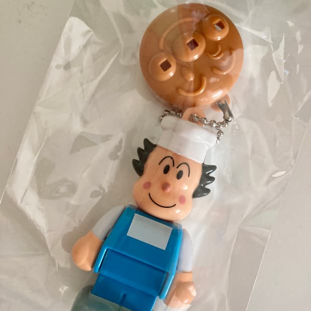 호빵맨 버터누나 키링 큐브릭 가챠 피규어