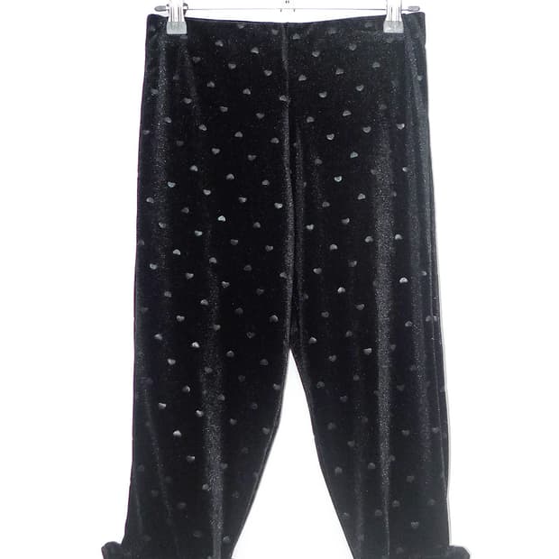 히피디피 velvet heart leggings pants 새상품