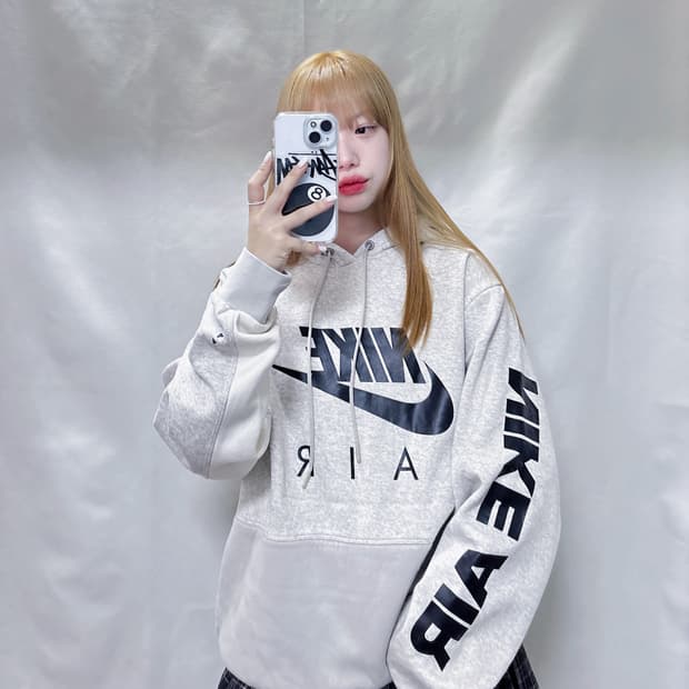 나이키 AIR 빅로고 후드 