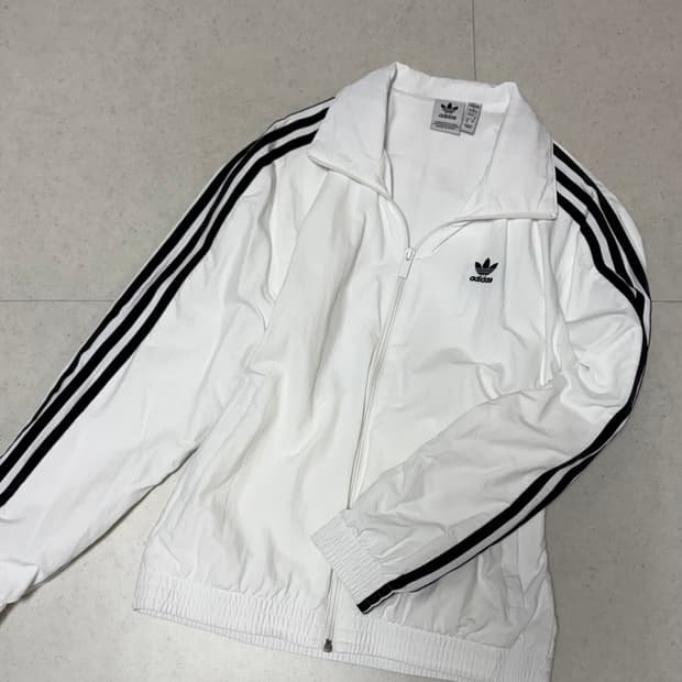 아디다스 우븐 트랙탑 화이트