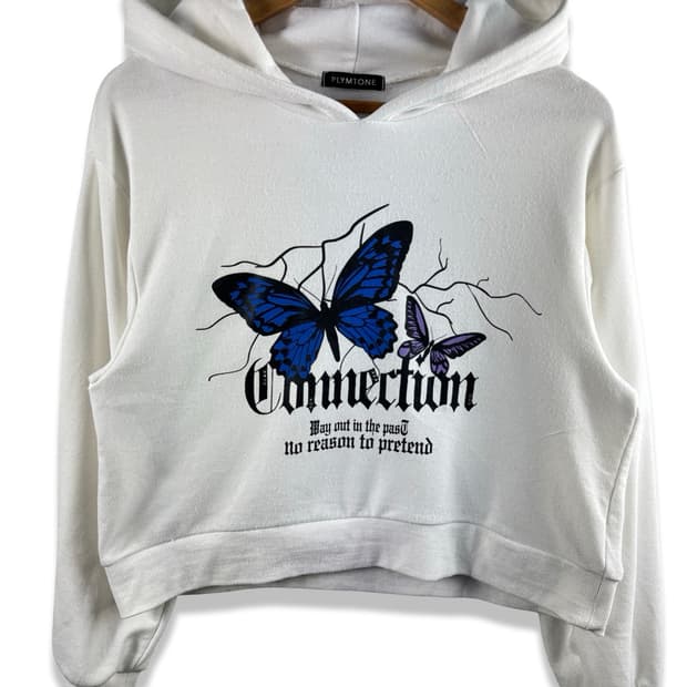 JPN 버터플라이 Y2K 후드티2363