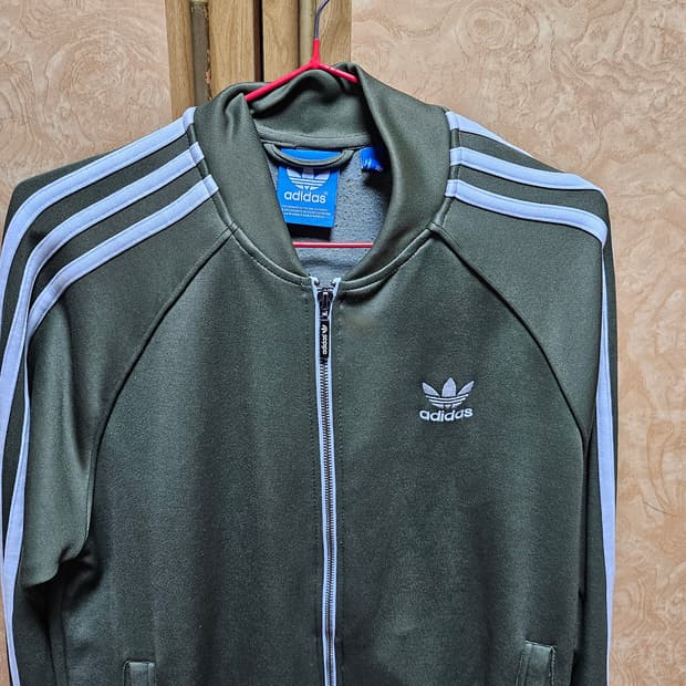 아디다스 올리브 트랙탑 xl