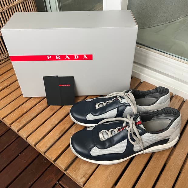 Prada 프라다 남성 아메리카 컵 오리지널 스니커즈