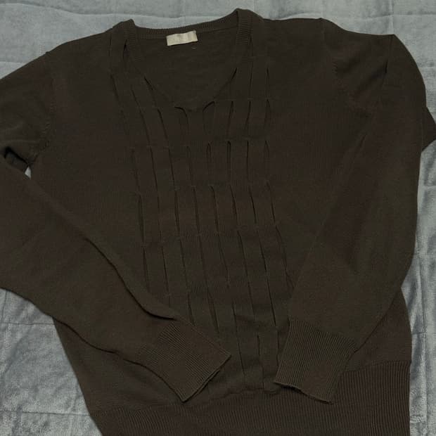 디올 옴므 05SS 레이저 커팅 니트