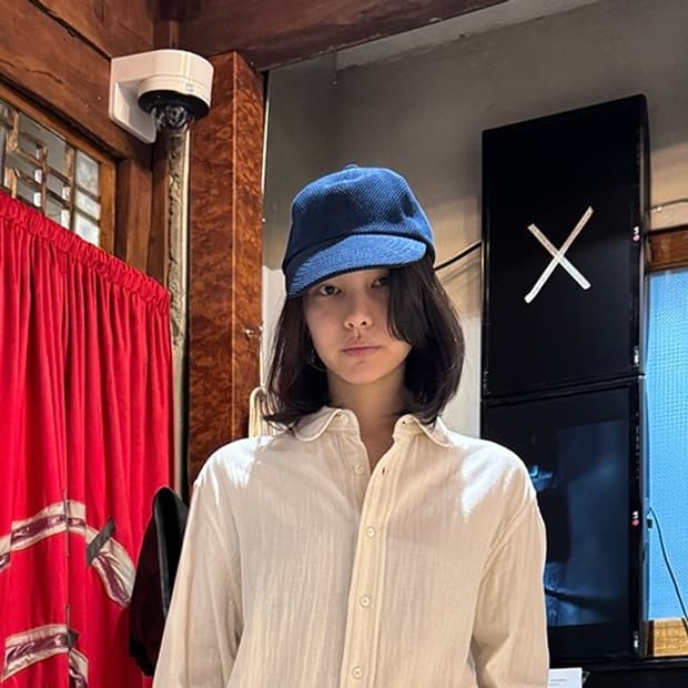 Blue Blue Japan Pure Indigo Sasiko Cap