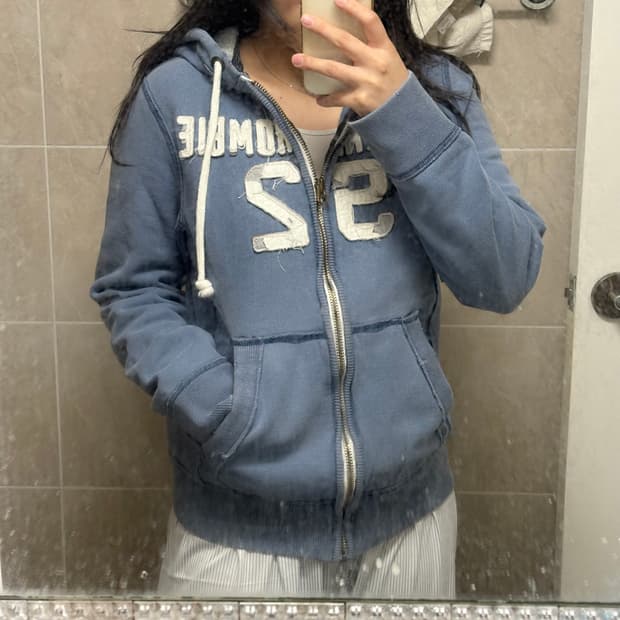아베크롬비 하늘 후드집업 s (겨쿨 강추)