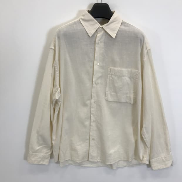 자라 신형 원포켓 아이보리셔츠 [L]