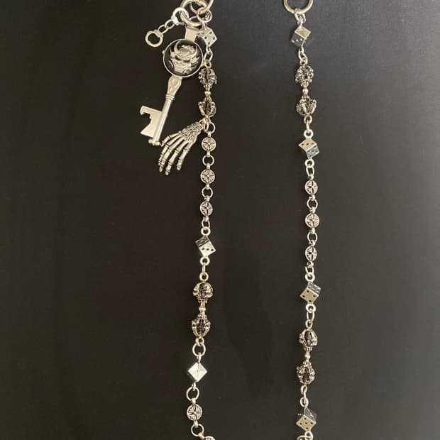 빈티지 펑크 팬츠 체인