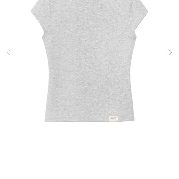 글로니  G SLIM TEE (MELANGE GRAY)