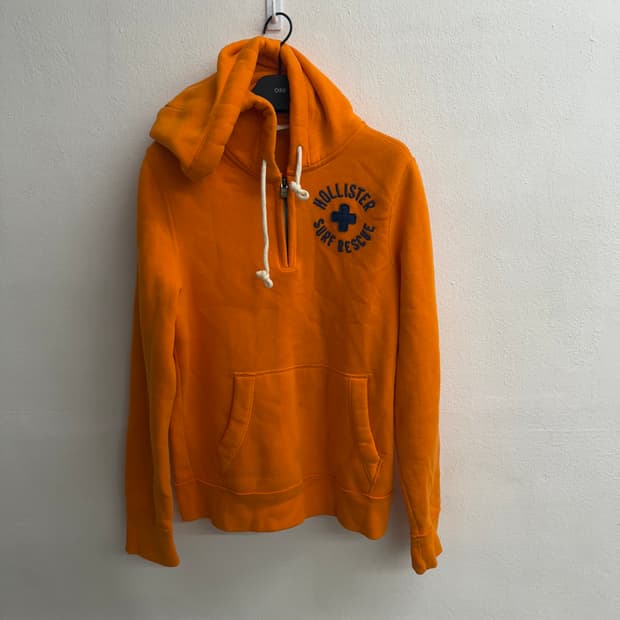 홀리스터 오렌지 서프 레스큐 후드티 (M)