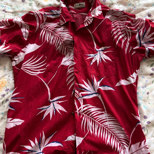 엘엘빈 하와이안 셔츠