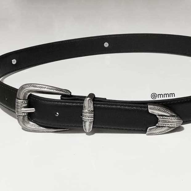 [Unisex] 찡 스터드 클래식 웨스턴 벨트
