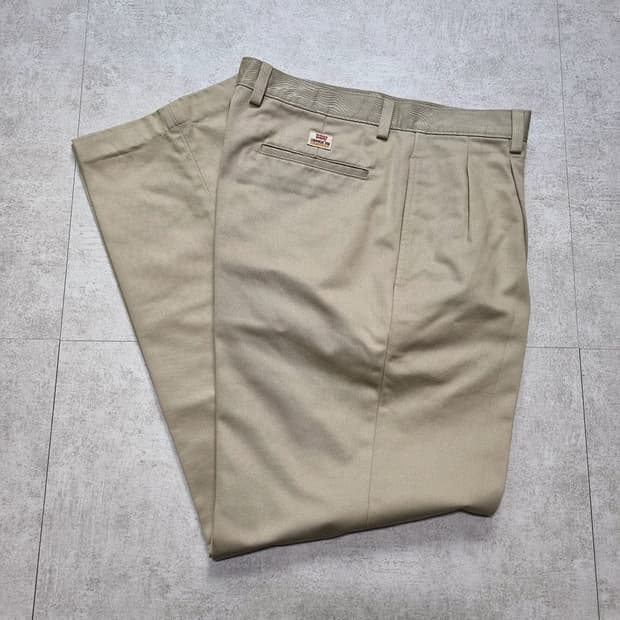 00s jpn 리바이스 오렌지탭 카키 치노 팬츠 33sz