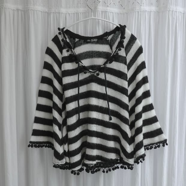 Bold stripe knit