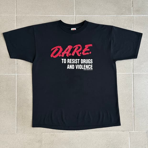 00s 빈티지 DARE 티셔츠