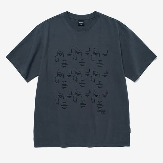 위캔더스 FACE T-SHIRT 반팔티 L