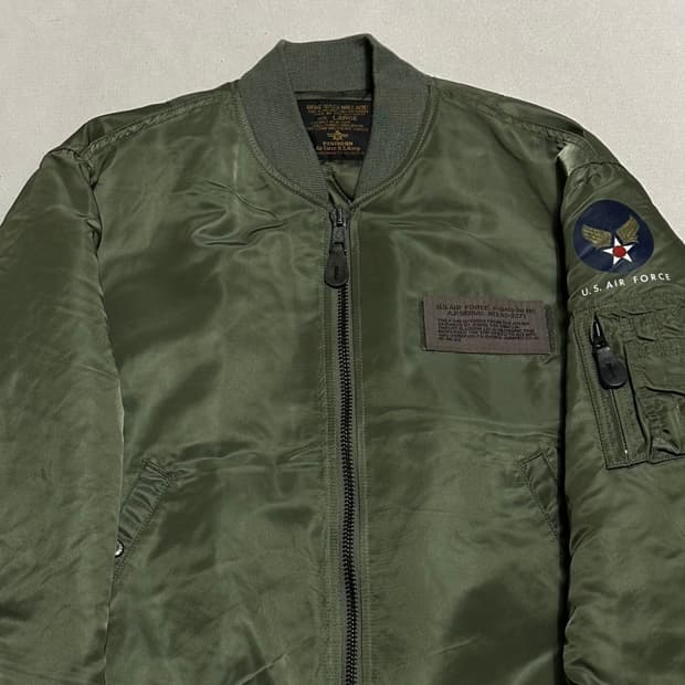 L 펜타곤 미군 에어포스 ma-1 항공 자켓