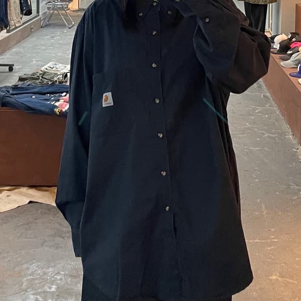 칼하트 네이비 셔츠 H1985