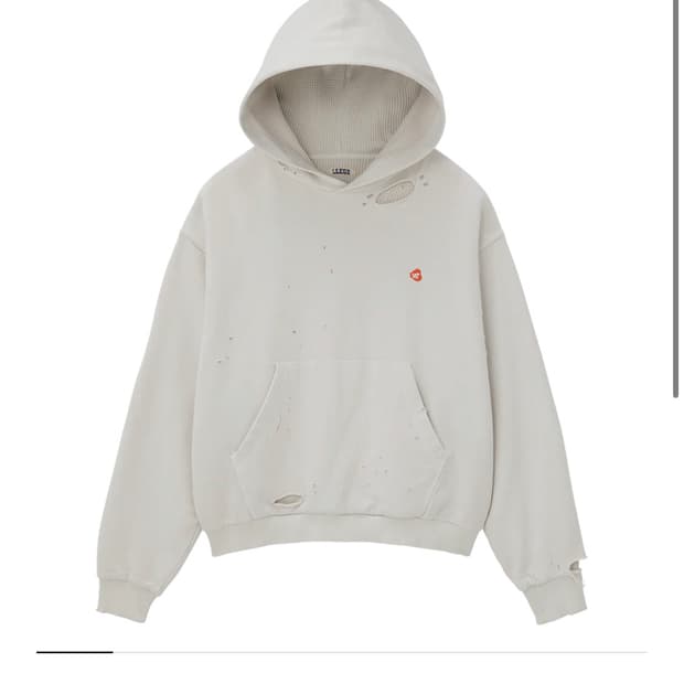 llege GARMENT DYED REVERSIBLE HOODIE