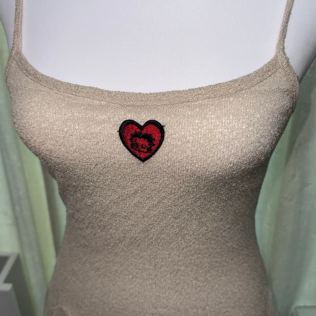 Betty boop tie flare mini dress