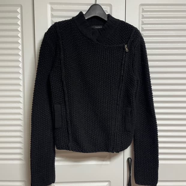 캘빈클라인 니트 집업