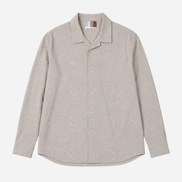 Kith 키스 페이즐리 자카드 캠프 카라 셔츠
