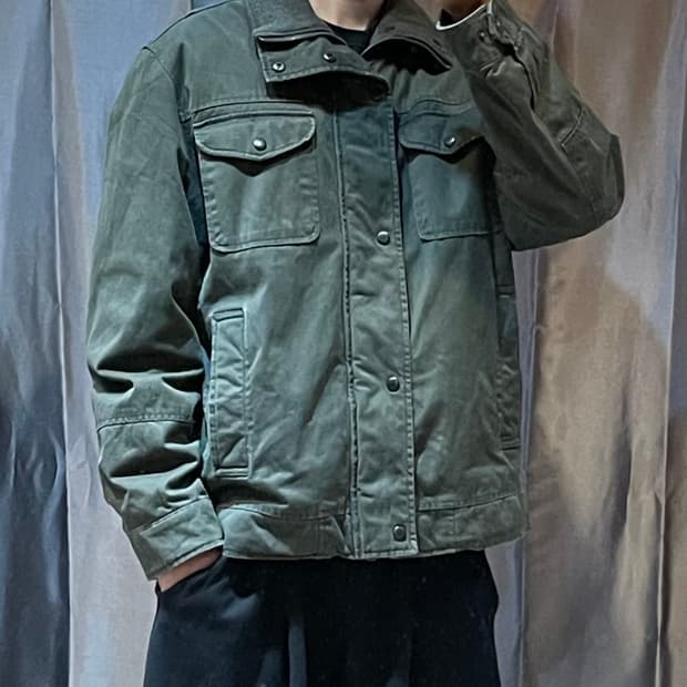 L 리바이스 오리지날 투포켓 카키 야상 자켓