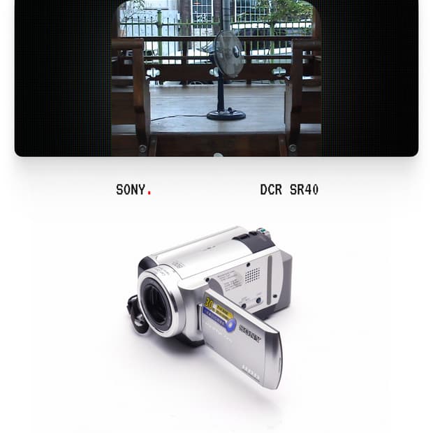 💎희귀💎SONY DCR-SR40 (2006년)|캠코더/디카