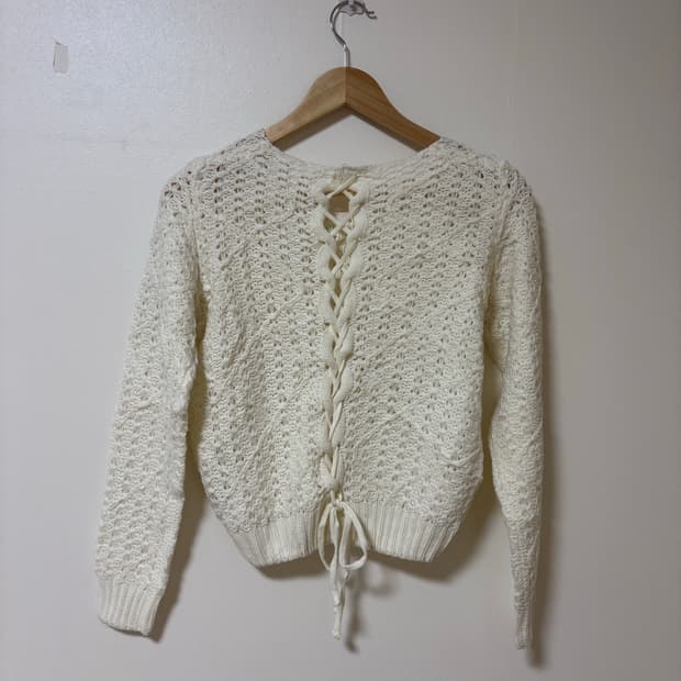 일본 직수입 코르셋 니트