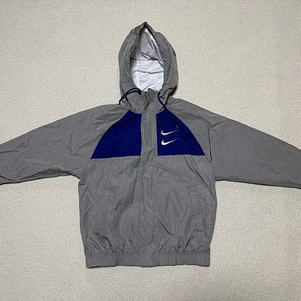 나이키 더블 스우시 윈드러너 우븐 후드 자켓 남성용 95사이즈
