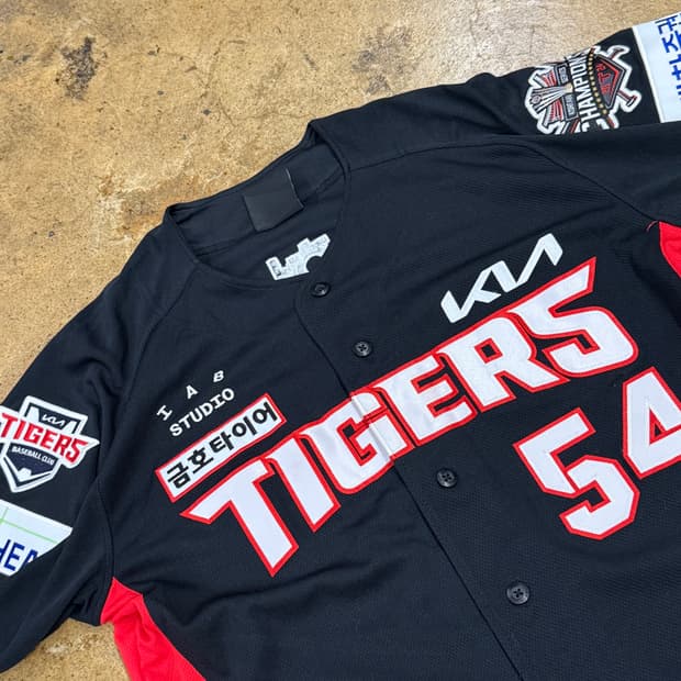 [정품/L] 아이앱스튜디오 기아타이거즈 54 양현종 반팔 유니폼 b16