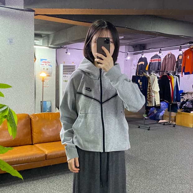 나이키 퓨추라 테크팩 그레이 후드집업 B5090