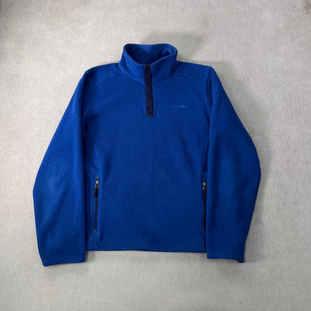 100 엘엘빈 반집업 플리스 맨투맨