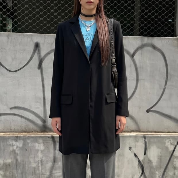 36/ 질샌더 레이온 브라이튼 코트 자켓