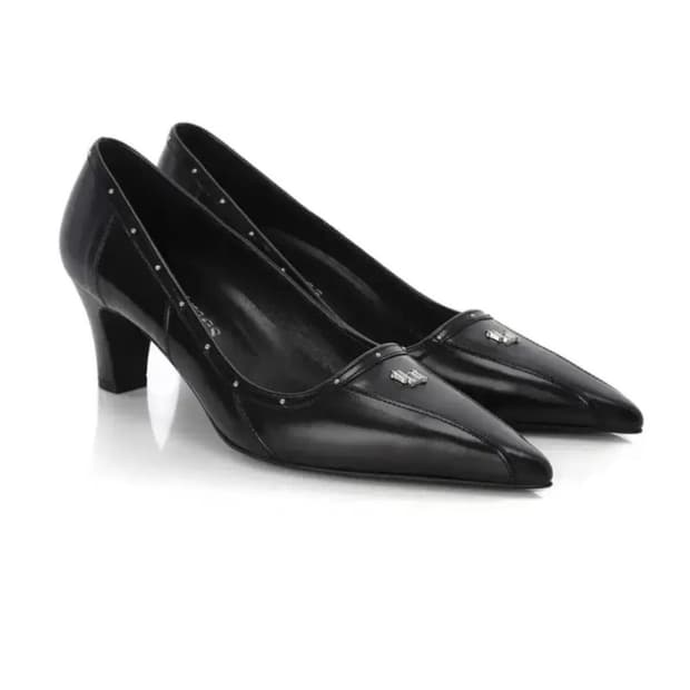 쓰리타임즈 클래식 로고 펌프스 구두 240