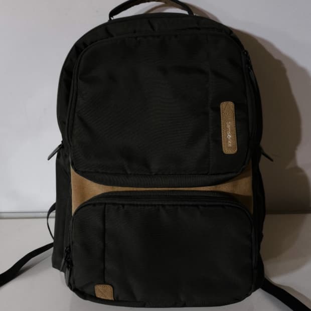 샘소나이트 레드 멀티포켓 노트북백팩