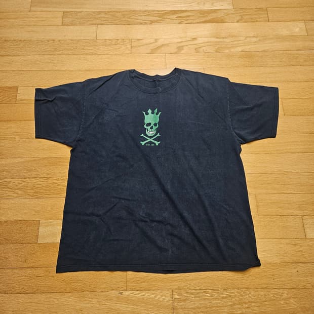 Pearl jam 그린스켈레톤 빈티지 티셔츠 XL