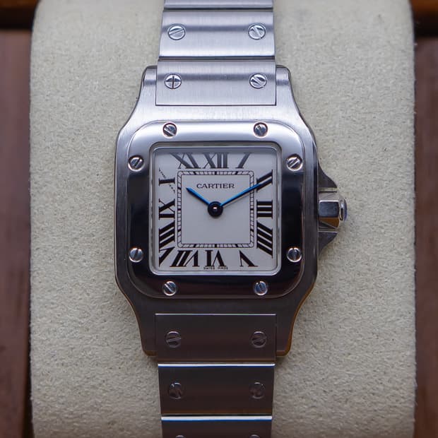 까르띠에 산토스 갈베 스몰 SM 시계