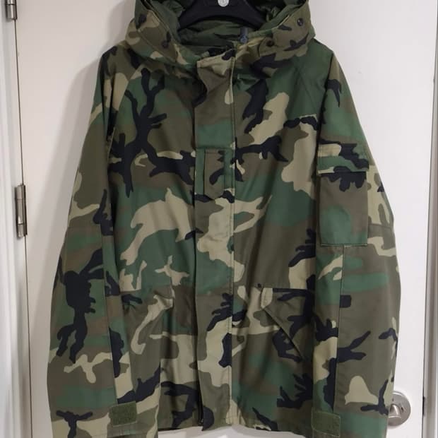 라지레귤러 미군 ECWCS 고어텍스 파카 우드랜드