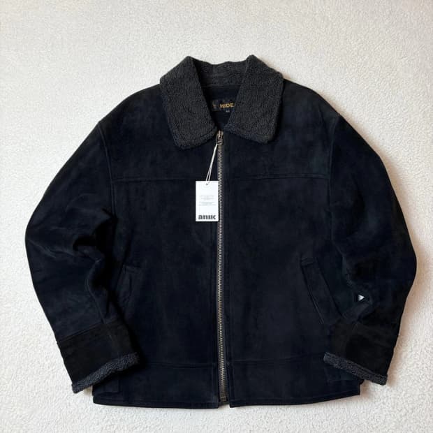 HIDE 90's 100% 돈피 스웨이드 무스탕 자켓 PN6547