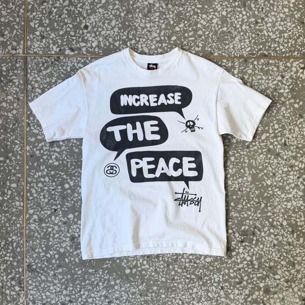 올드 스투시 Increase the peace 티셔츠