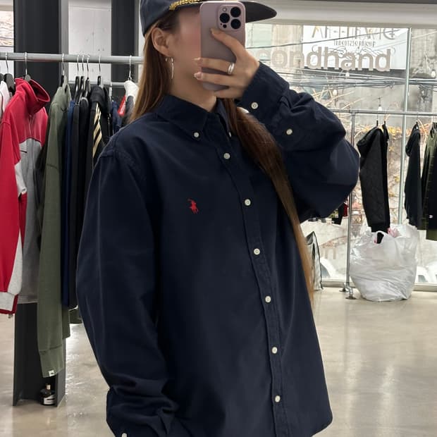 폴로랄프로렌 큐알텍 커스텀핏 포니 셔츠