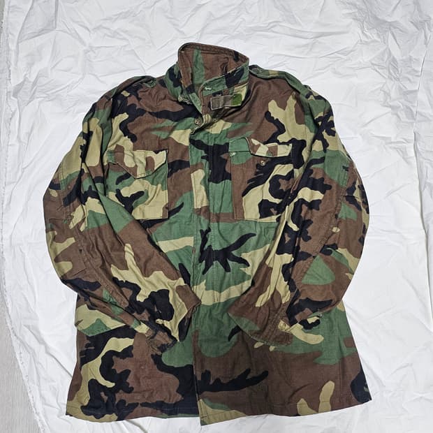 오리지날 M-65 필드 자켓 우드랜드 카모 M