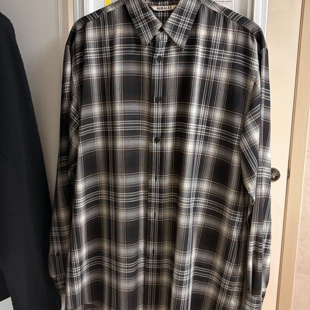 오라리 라이트 울 셔츠 4사이즈