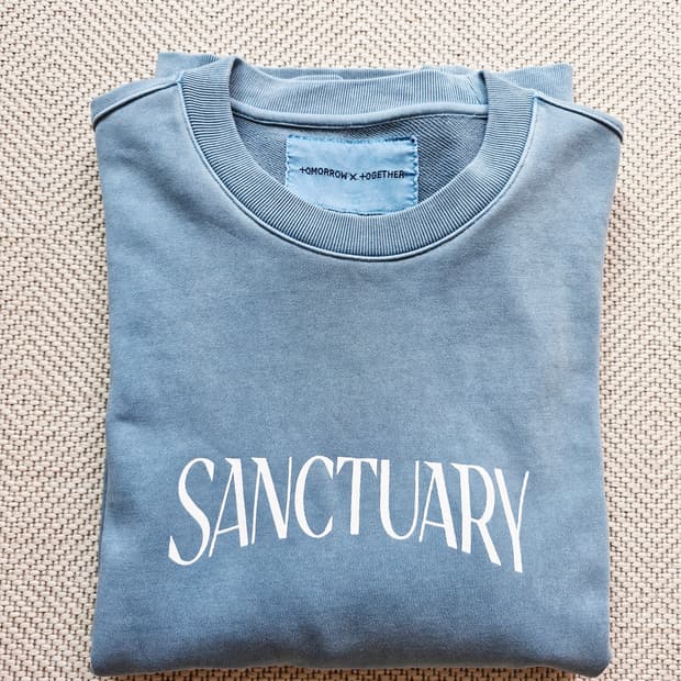 TXT SANCTUARY 크루넥 스웨트 셔츠 L 