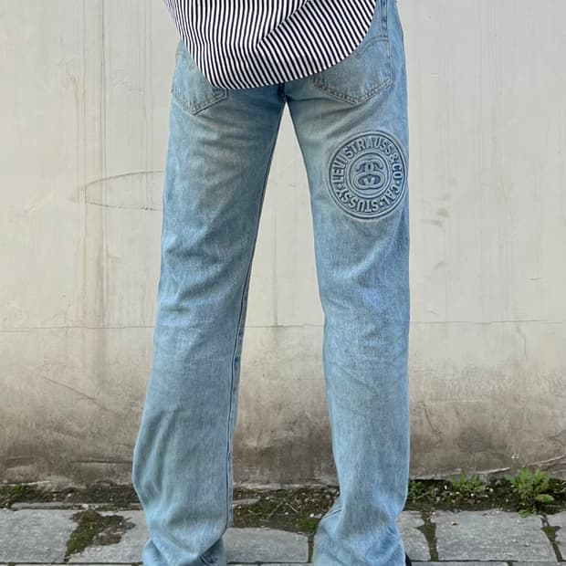 스투시 x 리바이스 501 데님팬츠