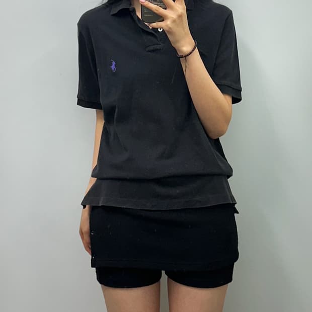 폴로 랄프로렌 블랙 pk 반팔 티셔츠
